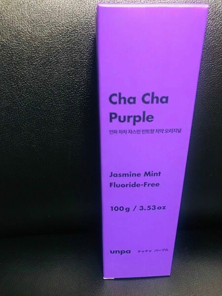チャチャ　chacha 歯磨き粉　パープル　ジャスミン　ミント　100g 1箱　