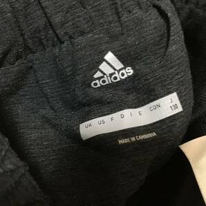 美品！アディダス adidas クロップドジャージパンツ サイズ130㎝ 送料レターパックライト370円の画像9