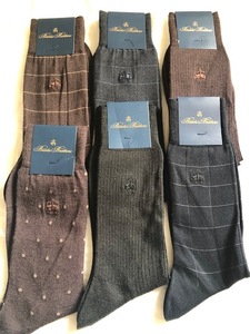 新品★ブルックスブラザーズ靴下★ビジネス6足セット★BROOKS BROTHERS