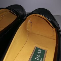 【新品同様・試着程度】 イタリア製 ★コールハーン Cole Haan★ コインローファー 7 1/2W 黒 ドレスシューズ ビジネス 革靴 本革_画像9