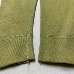 50s vintage HANES WIND SHIELD plain sweatshirts ヴィンテージ ヘインズ ピスタチオグリーン スウェット 古着 希少の画像5