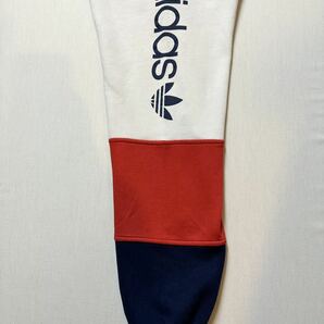 80s adidas vintage Sweatshirt ヴィンテージ アディダス スウェット 古着 ネイビーxレッドxホワイトの画像5