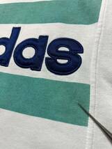 80's vintage adidas Sweatshirt ヴィンテージ アディダス スウェット 古着 ボーダー _画像7