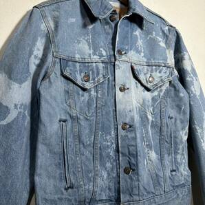 80s vintage Levi’s 70506-0216 denim jacket ヴィンテージ リーバイス デニムジャケット USA製 ブリーチ加工の画像3