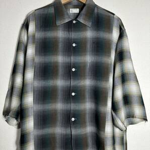 60s vintage TOWN CRAFT remake shirt ヴィンテージ タウンクラフト リメイクシャツ オンブレチェック 古着 ドッキングシャツ グランジの画像1