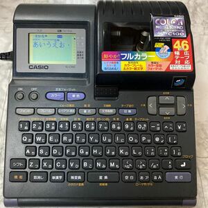 CASIO ネームランド KL-C100 ネームランド 漢字ラベルライター フルカラー 年代物