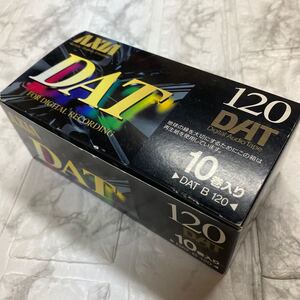 AXIA DAT tape 120 minute digital audio tape 10ps.@ box attaching Fuji photograph film rare period thing 