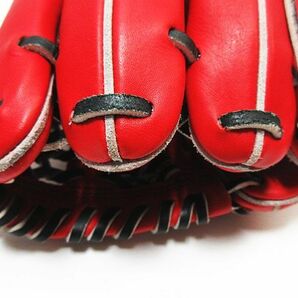 mizuno ミズノ PT1221 R26500 グローバルエリート Hセレクション02＋ 軟式グローブ 赤 保存袋付き 野球 現状品 保管品 中古 の画像7