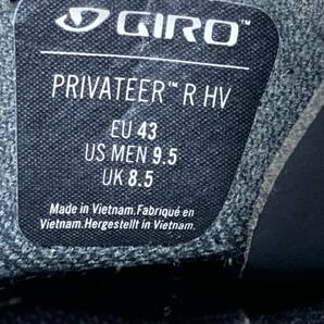 HT940 ジロ GIRO PRIVATEER R HV ビンディングシューズ 黒 EU43 SPD ※汚れ、ソール傷の画像7