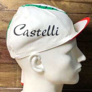 HQ644 カステリ CASTELL サイクルキャップ 赤 白の画像4