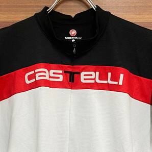 HT320 カステリ CASTELLI 半袖サイクルジャージ 白 Lの画像5