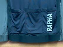 HU599 ラファ Rapha PRO TEAM LONG SLEEVE TRAINING JERSEY 長袖 サイクルジャージ 黒 グレー M_画像6