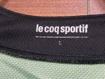 HU773 ルコックスポルティフ Le Coq Sportif 半袖 サイクルジャージ L マイヨヴェール_画像7