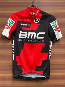 HR599 アソス assos BMC 半袖 サイクルジャージ 赤黒 S