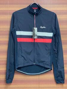 HR927 ラファ Rapha BREVET LONG SLEEVE WINDBLOCK JERSEY 紺 S