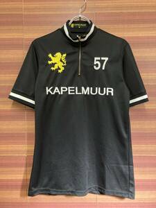 HS373 カペルミュール KAPELMUUR 半袖 サイクルジャージ 黒 M