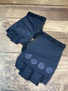 HQ665 ラファ Rapha CLASSIC MITTS 指切り グローブ 黒 M