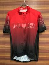 HS452 フーブ HUUB 半袖 サイクルジャージ 赤 M ※タグカット_画像1