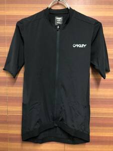 HS096 オークリー OAKLEY 半袖 サイクルジャージ 黒 M