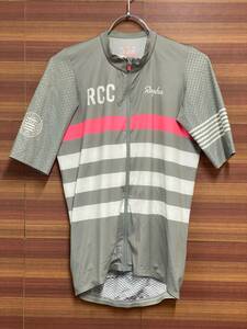 HT980 ラファ Rapha RCC PRO TEAM AERO JERSEY 半袖 サイクルジャージ グレー L ※染み