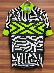 HS580 rhinoceros koroji-CYCOLOGY short sleeves cycle jersey S total pattern 