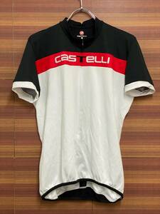 HT320 カステリ CASTELLI 半袖サイクルジャージ 白 L