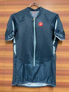 HT465 カステリ CASTELLI ロッソコルサ ROSSO CORSA 半袖 サイクルジャージ 緑 L