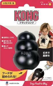 Kong( темно синий g) собака для игрушка черный темно синий gS размер 
