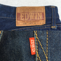 EDWIN エドウィン 1051-00 W30 デニム パンツ ジーンズ ジップフライ 紙パッチ_画像8