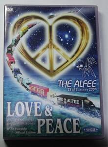 THE ALFEE アルフィー　DVD 「23rd Summer 2004 LOVE ＆ PEACE 」公式版 デビュー30周年記念ライブ