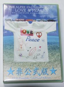 THE ALFEE アルフィー　DVD 「23rd Summer 2004 LOVE ＆ PEACE 」非公式版　デビュー30周年記念ライブ