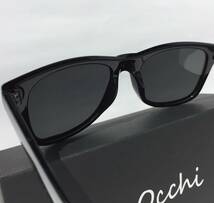 新品 OCCHI 偏光サングラス 偏光レンズUV400 軽量 ブラック_画像7