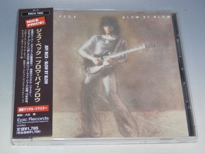 ☆ JEFF BECK ジェフ・ベック BLOW BY BLOW ブロウ・バイ・ブロウ 帯付CD ESCA-7863 デジタル・リマスター盤