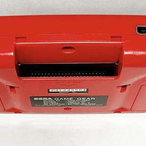 【希少・動作確認済】SEGA ゲームギア レッド HGG-3210RED 本体 純正ACアダプター SA-160A 専用ゲームソフト2本 セットの画像6