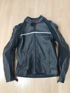  Komine leather jacket JK-533reva-ta used 