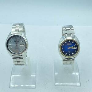 『H38』時計　可動品　セイコー 5アクタス 7019-7060/6106-7600/2本セット　21石　25石　SEIKO　5ACTUS　現状品