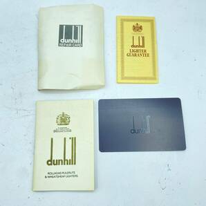 『Ｈ11』dunhill/ダンヒル US.RE 24163 ゴールド カラーガスライター 箱/ギャランティカード/取説付 火花確認済み 現状品の画像10