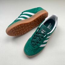 新品 adidas Originals アディダス Gazelle Indoor ガゼル インドア スニーカー 23㎝ レディース ガムソール グリーン 希少 送料無料_画像7