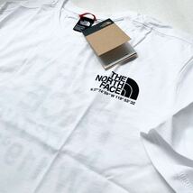 XL 新品 ノースフェイス THE NORTH FACE COORDINATES TEE ロゴ ハーフドーム 座標 半袖 Tシャツ 白 メンズ 海外企画 日本未入荷 送料無料_画像4