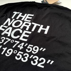 XL 新品 ノースフェイス THE NORTH FACE COORDINATES TEE ロゴ ハーフドーム 座標 半袖 Tシャツ 黒 メンズ 海外企画 日本未入荷 送料無料の画像3