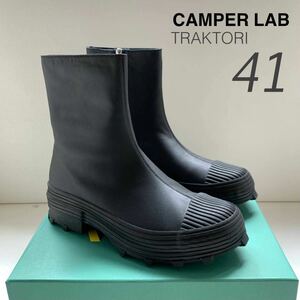  new goods 2023AW Camper laboCAMPER LAB leather ankle boots TRAKTORI tiger ktoli41.5.28 ten thousand men's 26. black black free shipping 