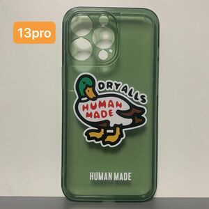 iphone13pro ケース　スマホケース　iphoneケース カモ　ダック　human made 緑