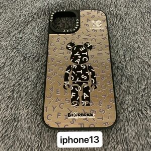 iphone13 ケース　iphoneケース　 スマホケース　カバー シルバー　ベアブリック　クマ　casetify