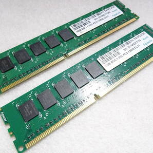 美品 Apacer デスクトップPC用 PC3-12800 DDR3-1600 1枚4GB×2枚組 合計8GB ECC 動作検証済 1週間保証 4GB ECC 1.35V PC3-12800 CL11の画像1