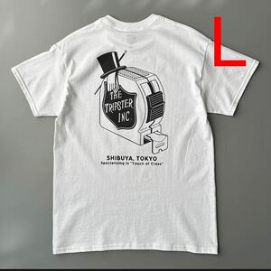 Lサイズ 白 × 黒 TRIPSTER T-shirt トリップスター Tシャツ Tee 野村訓市 ラスト1