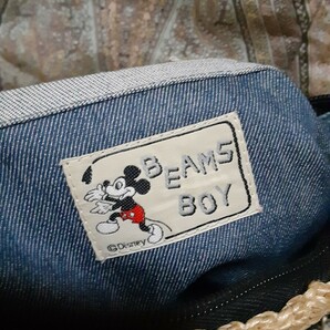 ビームスボーイ×ディズニーミッキーマウス BEAMS BOY×Disney Mickey Mouse 編み込み/ハンドバッグの画像8