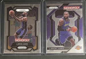 LeBron James Panini Prizm Monopoly ベース& variation NBA カード 2023/24