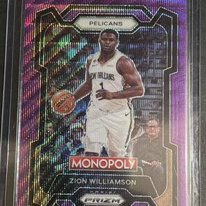  Zion Williamson Panini Prizm Monopoly Purple Wave NBA カード 2023/24の画像1