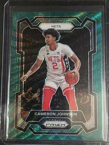 Cameron Johnson Panini Prizm Green wave Prizm NBA カード 2023/24