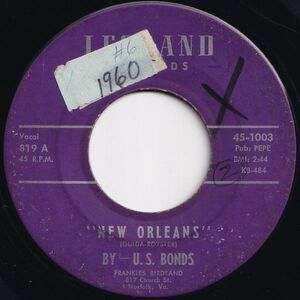 U.S. Bonds New Orleans / Please Forgive Me Legrand US 45-1003 206377 R&B R&R レコード 7インチ 45